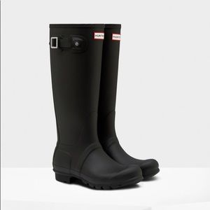 Women's Original Tall Hunter Rain Boots: Black